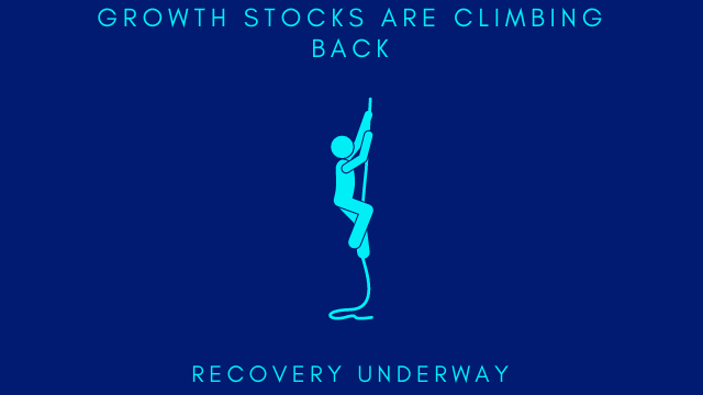 GROWTH STOCKS ARE CLIMBING BACK