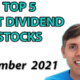 best dividend stocks for september 2021