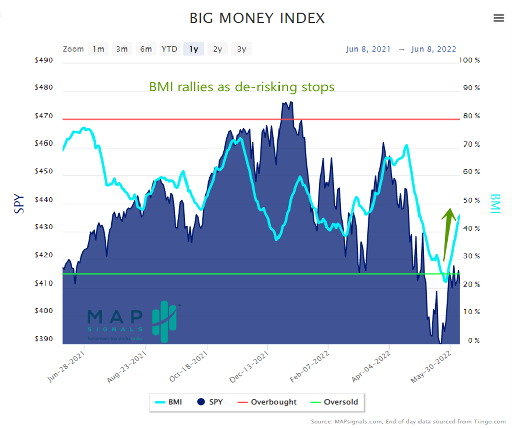 BMI rallies as de-risking stops | Big Money Index