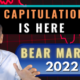 Stock Market Capitulation Is Here