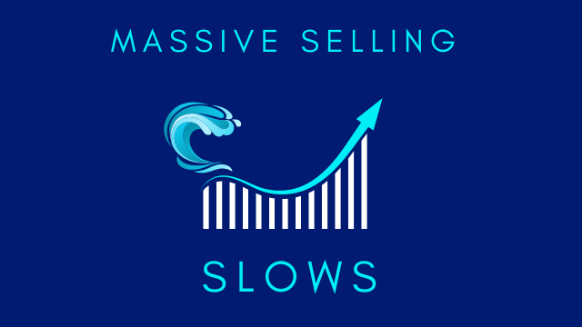 Massive Selling Slows