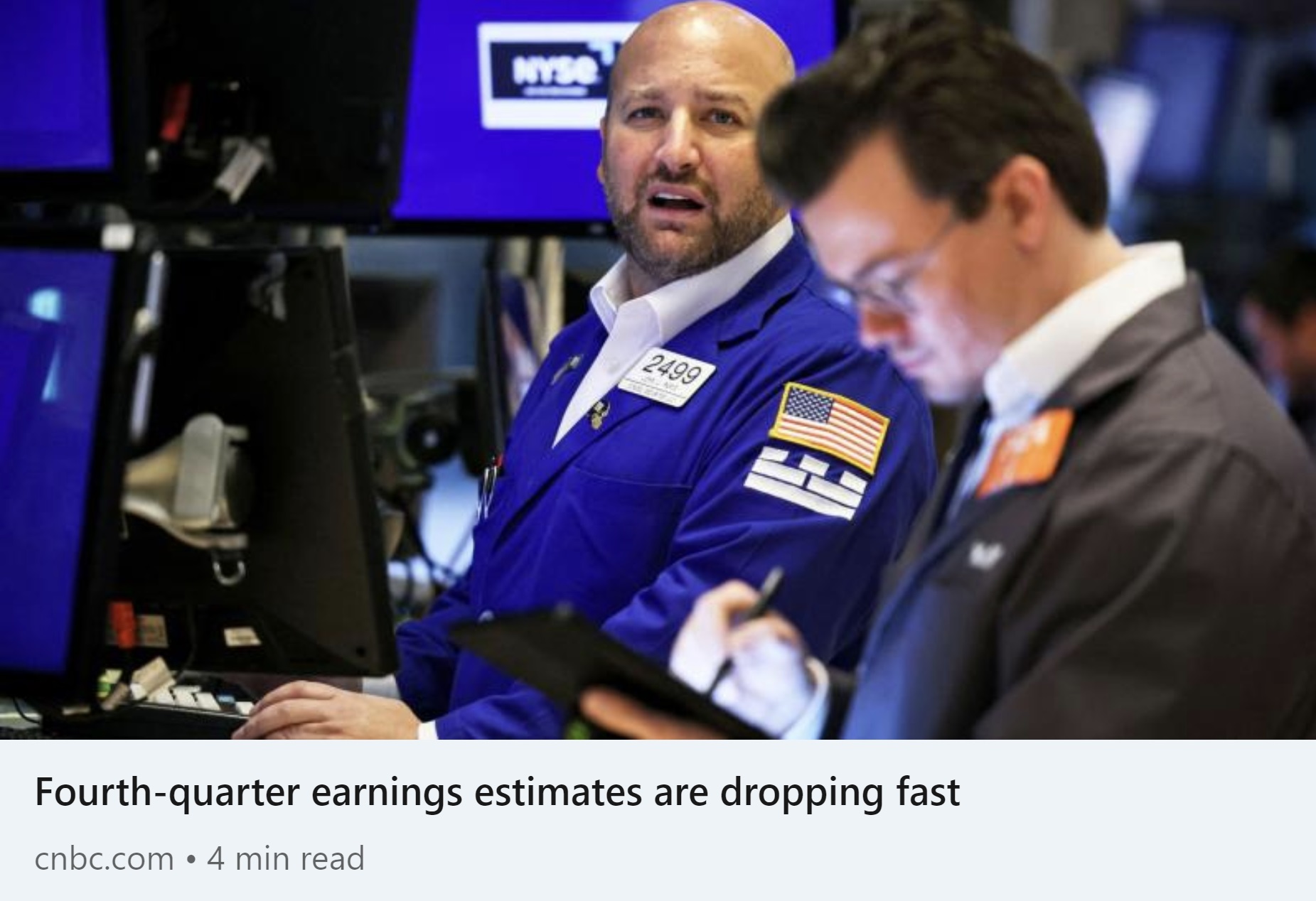 Q4 Earnings Estimates Are Dropping Fast